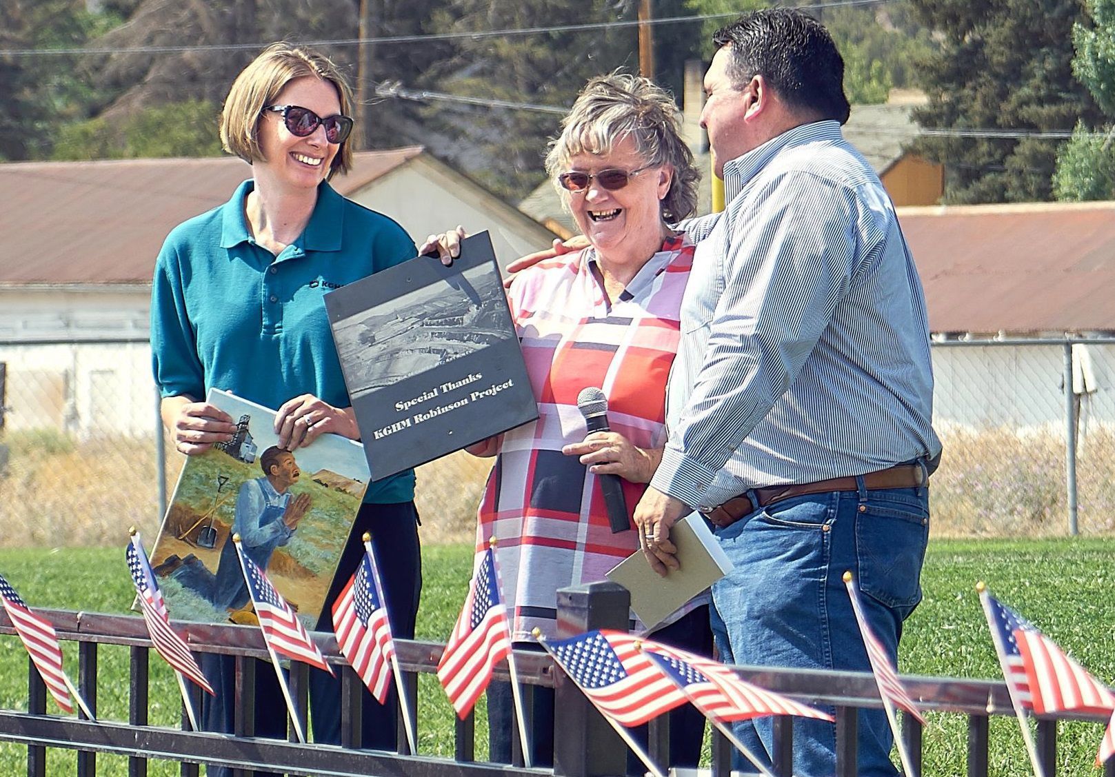 Fallen Miners Memorial - Dedication